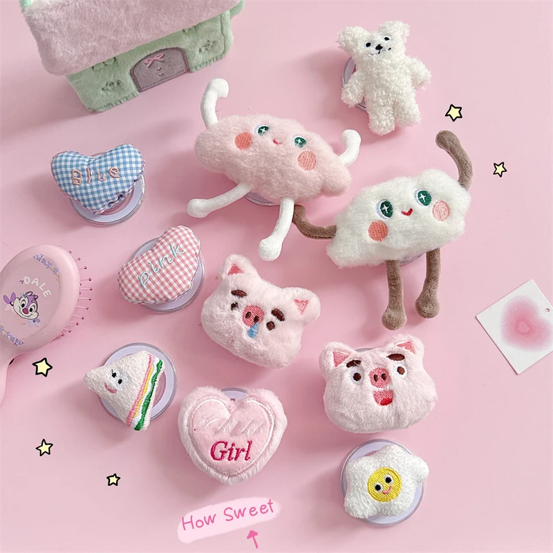 Cute Cartoon Plush Mangetic Phone Bracket Foldable Finger Ring Holder Expanding Stand For iPhone Samsung Mobile Phone Grip
Cute Cartoon Plush Mangetic Phone Bracket Foldable Finger Ring Holder Expanding Stand For iPhone Samsung Mobile Phone Grip