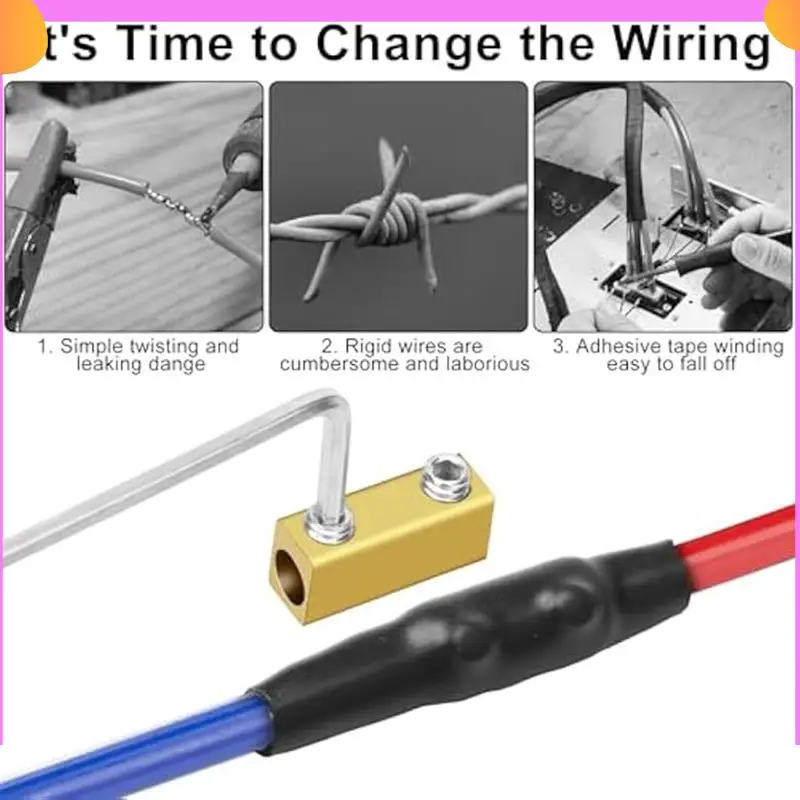 A23P 20PCS 20Amp Wire Connector Nut Kit,10AWG Gauge Docking Connector,Splicing Quick Wiring Terminal, With Heat Shrink Tubing
A23P 20PCS 20Amp Wire Connector Nut Kit,10AWG Gauge Docking Connector,Splicing Quick Wiring Terminal, With Heat Shrink Tubing