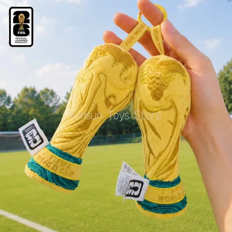 Genuine Large Size FIFA 2026 World Cup Trophy Plush Toy Stuffed Doll Bag Charm Trendy Decor Birthday Gift For Football Fans
Genuine Large Size FIFA 2026 World Cup Trophy Plush Toy Stuffed Doll Bag Charm Trendy Decor Birthday Gift For Football Fans