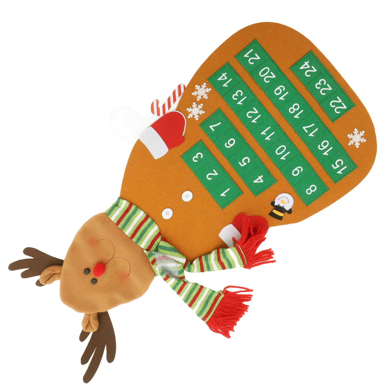 Felt Christmas Countdown Calendar Decorative Hanging Advent Calendars Door Ornaments Pockets Cloth Holiday Gifts
Felt Christmas Countdown Calendar Decorative Hanging Advent Calendars Door Ornaments Pockets Cloth Holiday Gifts