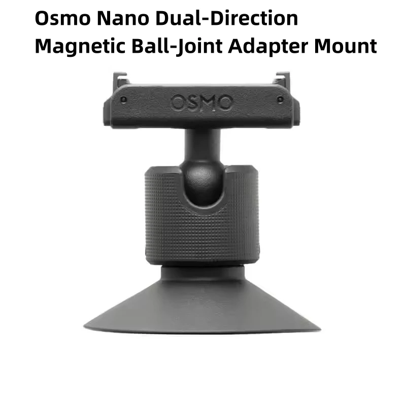 New Osmo Nano Dual-Direction Magnetic Ball-Joint Adapter Mount Securely mount the camera on smooth surfaces
New Osmo Nano Dual-Direction Magnetic Ball-Joint Adapter Mount Securely mount the camera on smooth surfaces