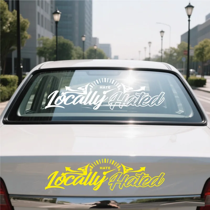 JDM Rear Window Car Decal Windshield Sticker Banner Rocker Side Back Window Locally Hated I Love Haters Fuel Gauge #457
JDM Rear Window Car Decal Windshield Sticker Banner Rocker Side Back Window Locally Hated I Love Haters Fuel Gauge #457