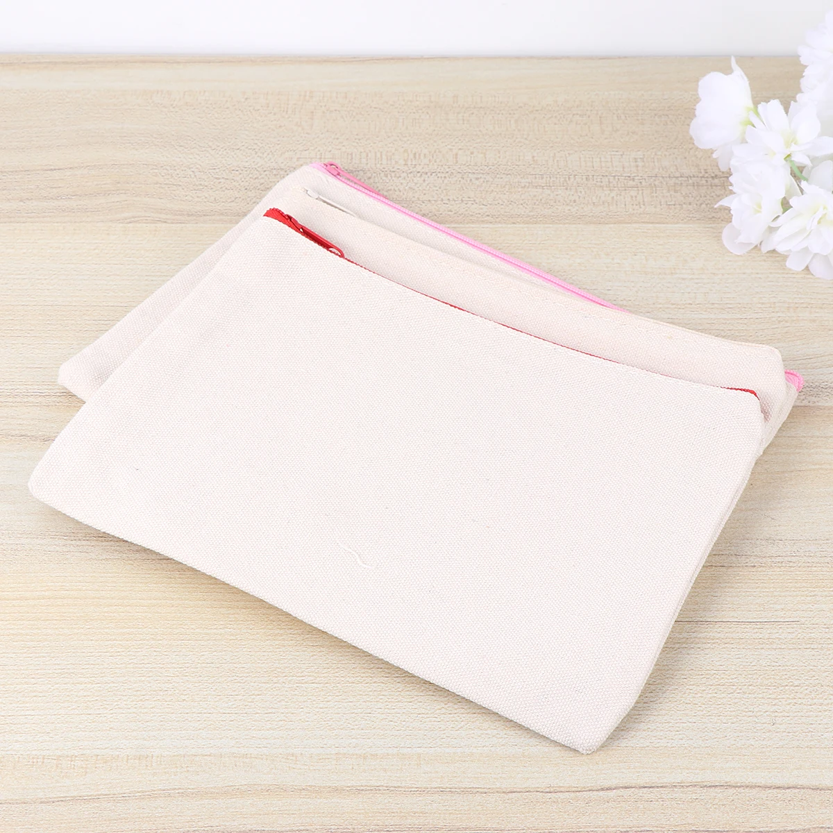 12 PCS Pencil Case Canvas Zipper Pouches Bag Fresh Bags Holder High Capacity Student
12 PCS Pencil Case Canvas Zipper Pouches Bag Fresh Bags Holder High Capacity Student