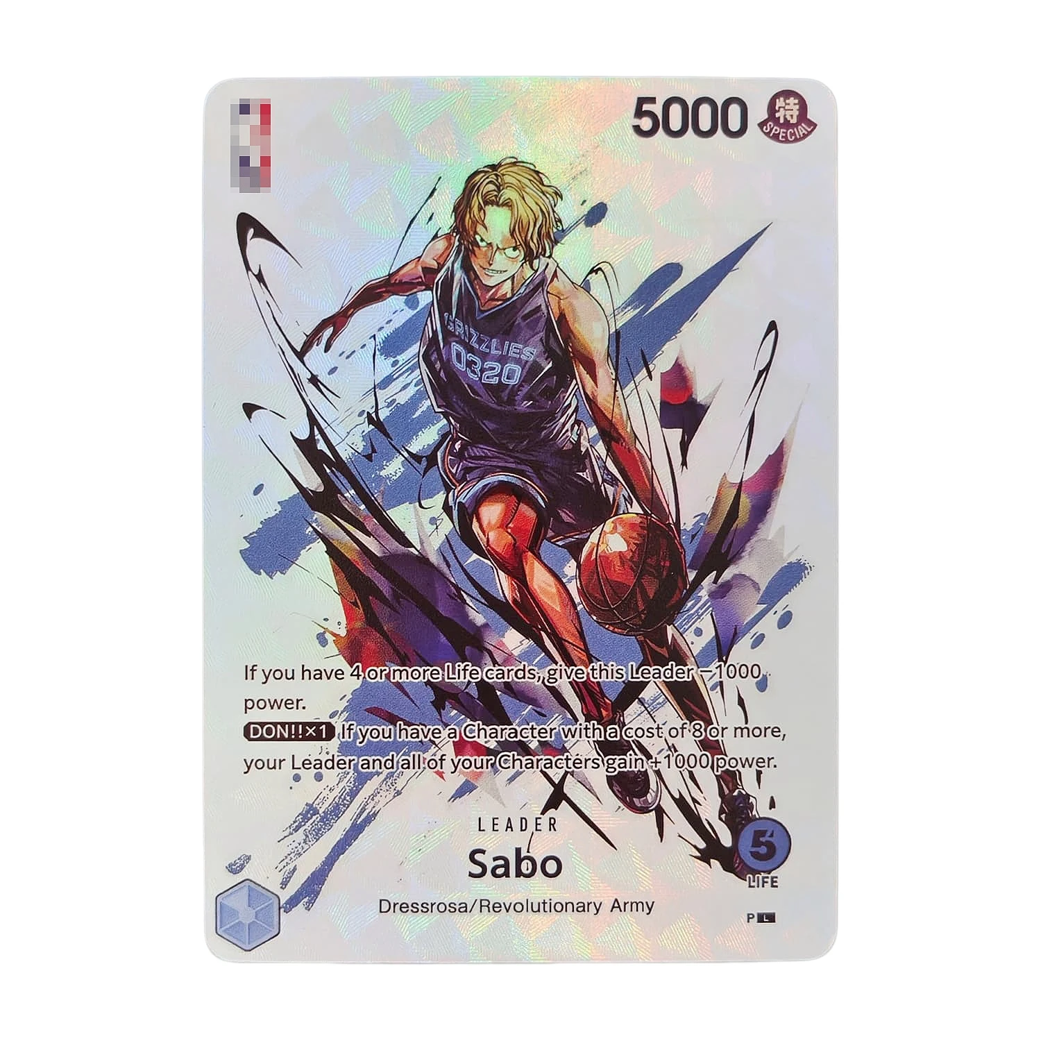 One Piece Sabo Leader Card English Version Holographic Foil Texture Perfect Condition DIY Premium Anime Collection Card
One Piece Sabo Leader Card English Version Holographic Foil Texture Perfect Condition DIY Premium Anime Collection Card