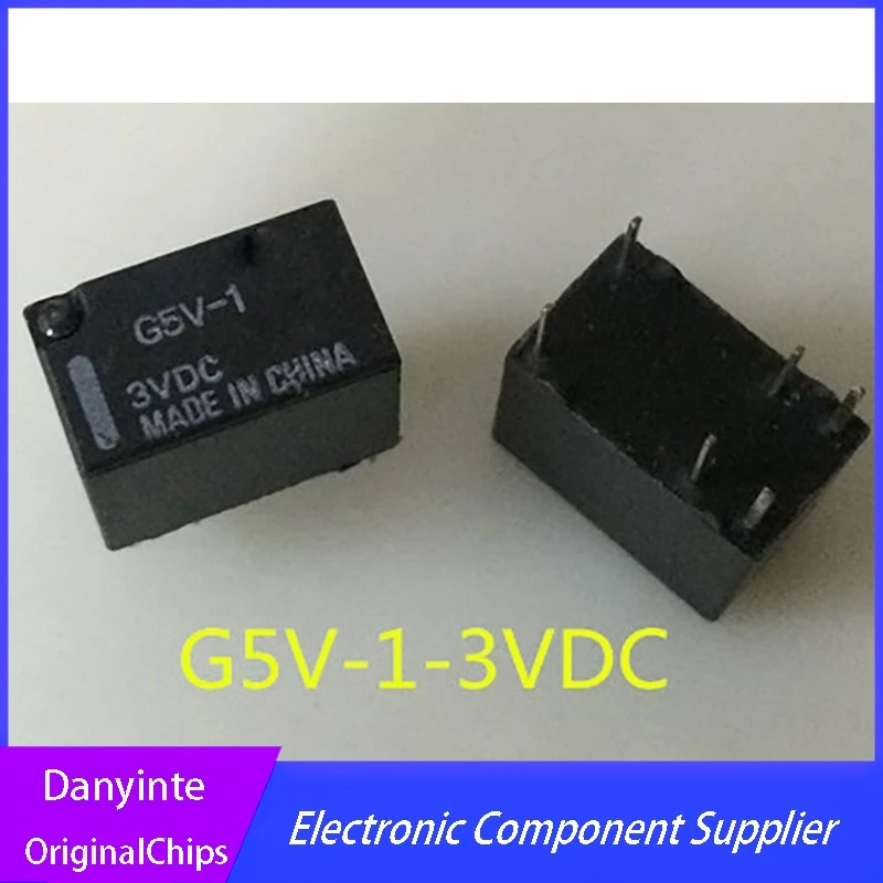New 10Pcs/lot relay G5V-1-3V G5V-1 G5V-1-3VDC G5V-I G5V-I-3VDC G5V-1 3V 6Pin
New 10Pcs/lot relay G5V-1-3V G5V-1 G5V-1-3VDC G5V-I G5V-I-3VDC G5V-1 3V 6Pin