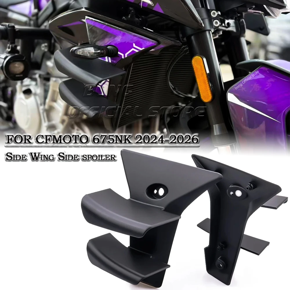 Fit For CFMOTO 675NK Side Wing Side spoiler FRONTAL SPOILERS For CFMOTO 675 NK 2024 2025 2026 Front spoiler Lower spoiler flank
Fit For CFMOTO 675NK Side Wing Side spoiler FRONTAL SPOILERS For CFMOTO 675 NK 2024 2025 2026 Front spoiler Lower spoiler flank