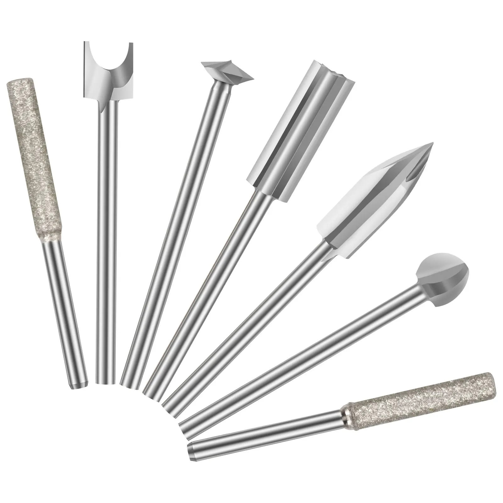 Набор сверл для резьбы по дереву для роторного инструмента Dremel, 7 шт., аксессуары для гравировки, сверла для деревообработки, инструмент для шлифовки и резьбы по дереву
Набор сверл для резьбы по дереву для роторного инструмента Dremel, 7 шт., аксессуары для гравировки, сверла для деревообработки, инструмент для шлифовки и резьбы по дереву