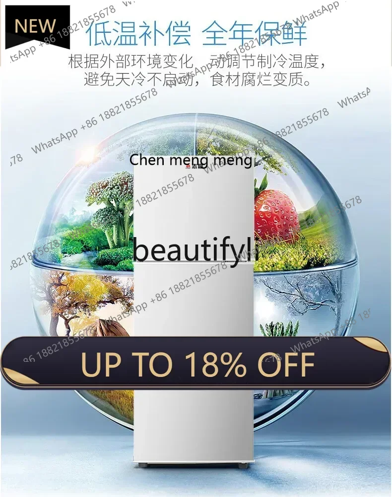 Z189 Refrigerator Double Door Refrigerated Freezer Dormitory Rental Room Use First-Class Household Small Refrigerator
Z189 Refrigerator Double Door Refrigerated Freezer Dormitory Rental Room Use First-Class Household Small Refrigerator