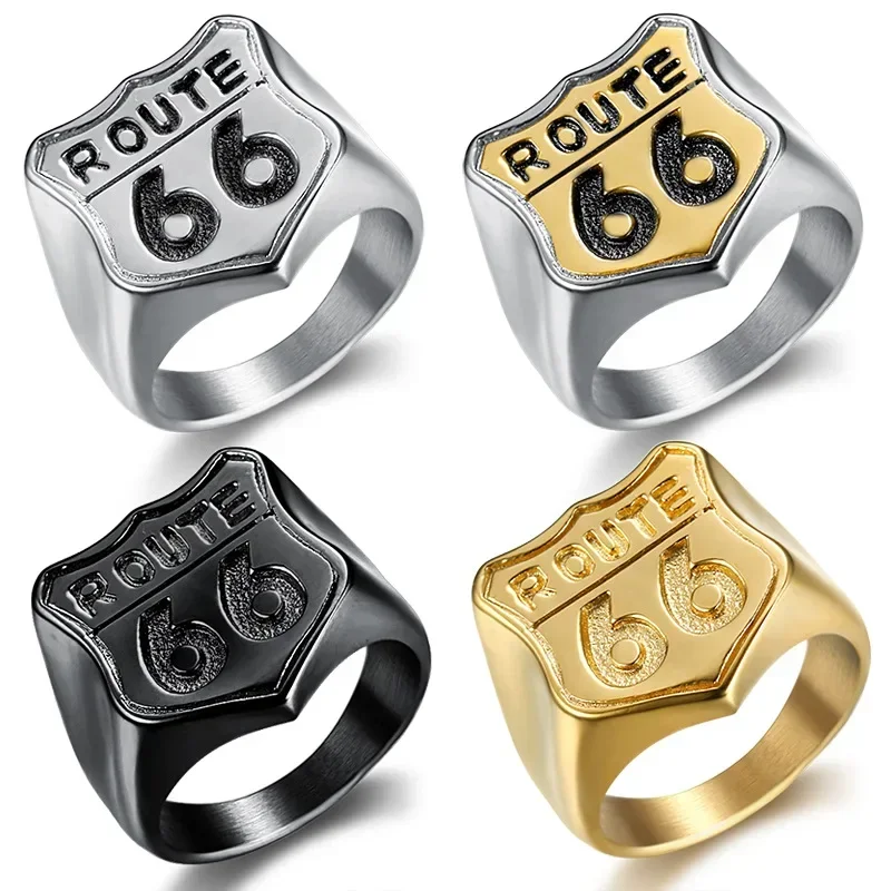 CHUANGCHENG Vintage Motorcycle Ring US Route 66 Men's and Women's Stainless Steel Ring Size 7-15
CHUANGCHENG Vintage Motorcycle Ring US Route 66 Men's and Women's Stainless Steel Ring Size 7-15