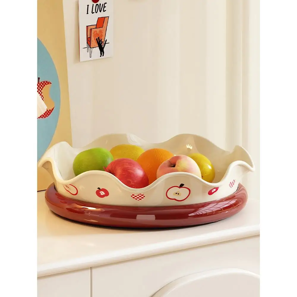 Elegant Double-Layer Ceramic Fruit Tray Simple Modern Living Room Tea Table Home Use High Value-Aesthetic Storage for Snacks
Elegant Double-Layer Ceramic Fruit Tray Simple Modern Living Room Tea Table Home Use High Value-Aesthetic Storage for Snacks