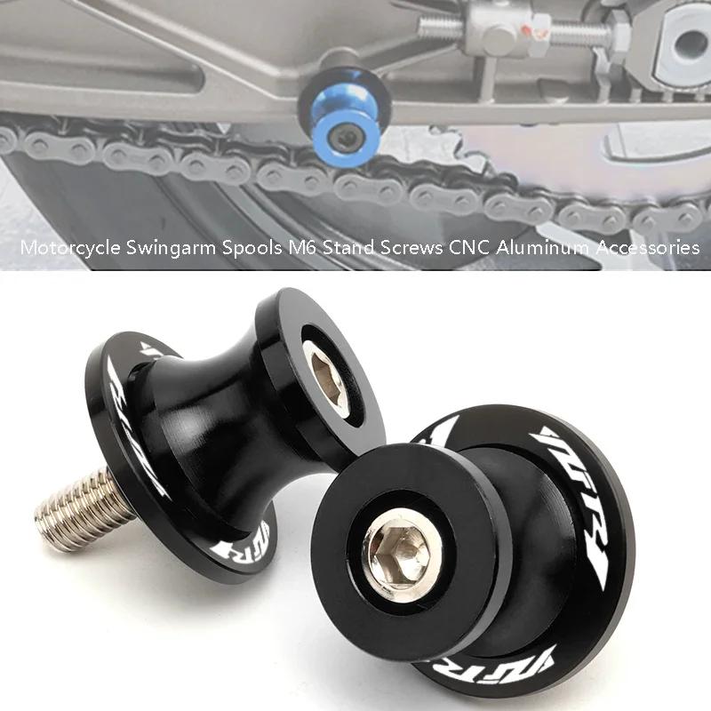 For Yamaha YZF R3 R25 R6 R1 2013-2024 YZF-R1 YZF-R3 Motorcycle Swingarm Spools 6MM Stand Screws CNC Aluminum Accessories
For Yamaha YZF R3 R25 R6 R1 2013-2024 YZF-R1 YZF-R3 Motorcycle Swingarm Spools 6MM Stand Screws CNC Aluminum Accessories