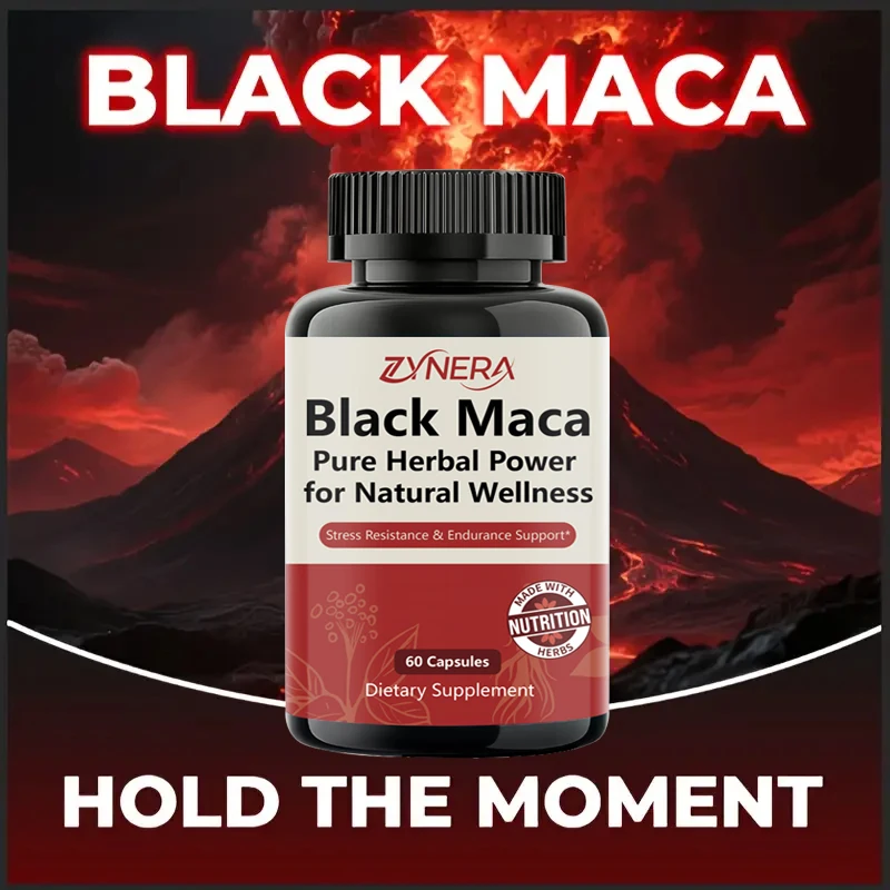 Black Maca Capsules Maximize Vitality and Performance Stamina, Endurance, & Strength Powders Supplement for Men
Black Maca Capsules Maximize Vitality and Performance Stamina, Endurance, & Strength Powders Supplement for Men