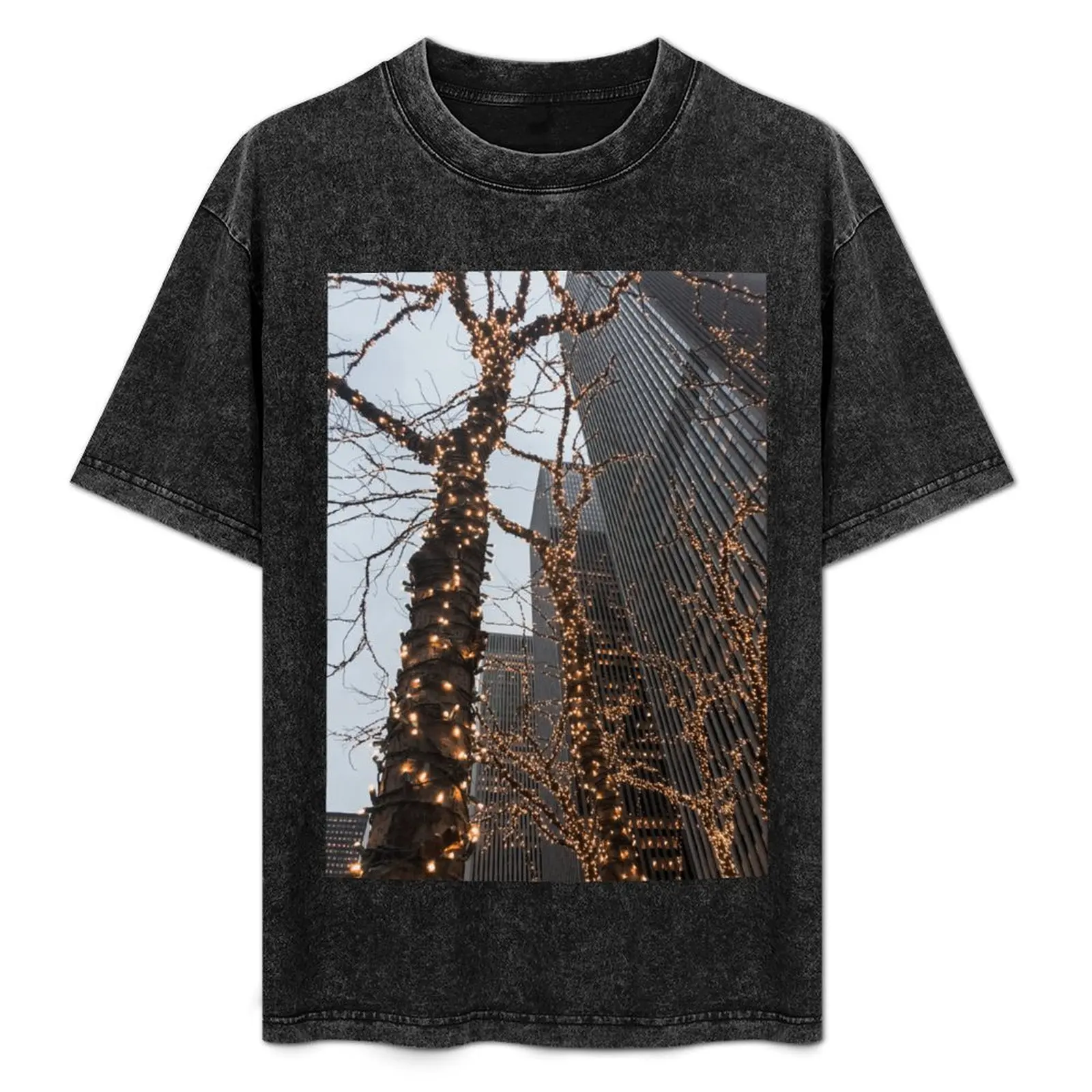 Fairy Lights in New York T-Shirt Basic Casual Wear Short Sleeve Top
Fairy Lights in New York T-Shirt Basic Casual Wear Short Sleeve Top