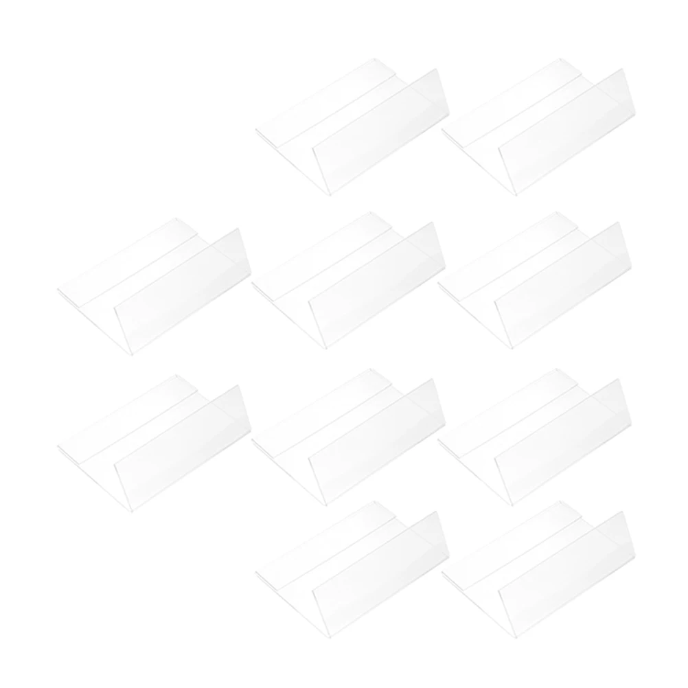 10 Pcs Price Tag Display Rack Acrylic L Shape Holders Clear Label Stands for Supermarket Retail Store Folder Pocket
10 Pcs Price Tag Display Rack Acrylic L Shape Holders Clear Label Stands for Supermarket Retail Store Folder Pocket