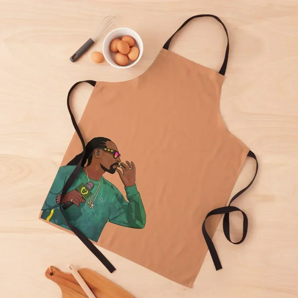 Snoop Apron Kitchen on the wall chefs Teacher Women's Dress Apron 
Snoop Apron Kitchen on the wall chefs Teacher Women's Dress Apron