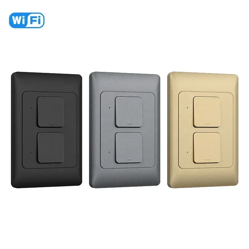 SAA Certification Australia Tuya App Smart HomeControl Wifi Light Switch 1 2 3 Gang Physical Push Button Smart Wifi Wall Switch
SAA Certification Australia Tuya App Smart HomeControl Wifi Light Switch 1 2 3 Gang Physical Push Button Smart Wifi Wall Switch