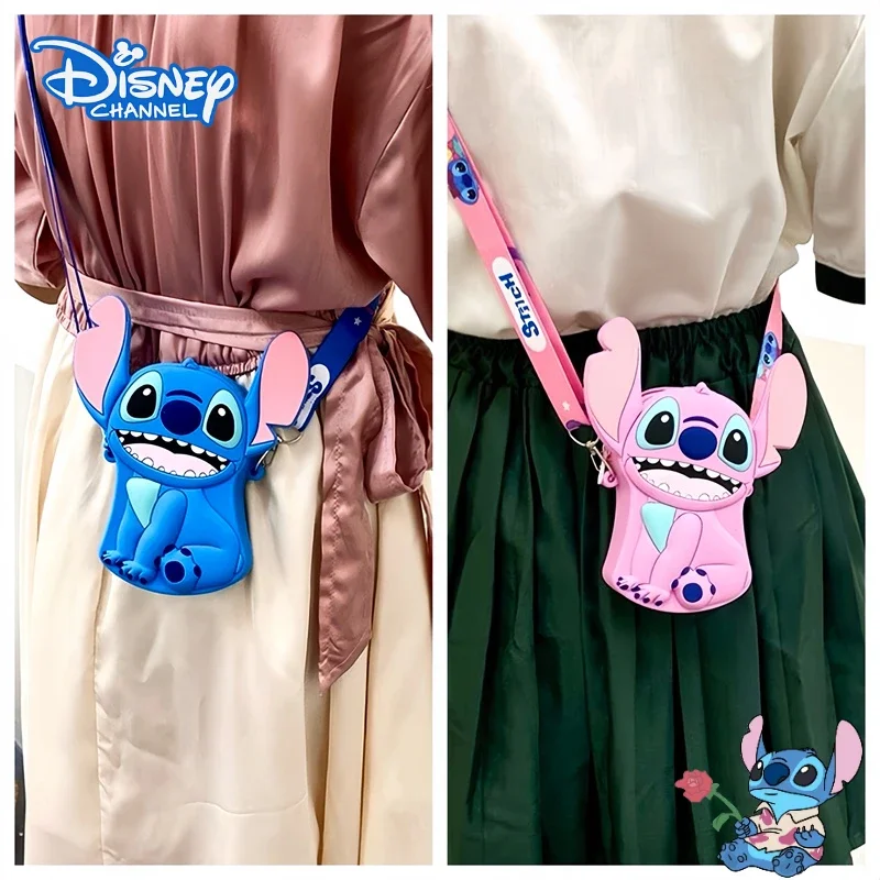New Disney Stitch Angel Soft Silicone Shoulder Bag Cartoon Purse Mobile Phone Bag Children Mini Decoration Crossbody Bag Gifts
New Disney Stitch Angel Soft Silicone Shoulder Bag Cartoon Purse Mobile Phone Bag Children Mini Decoration Crossbody Bag Gifts