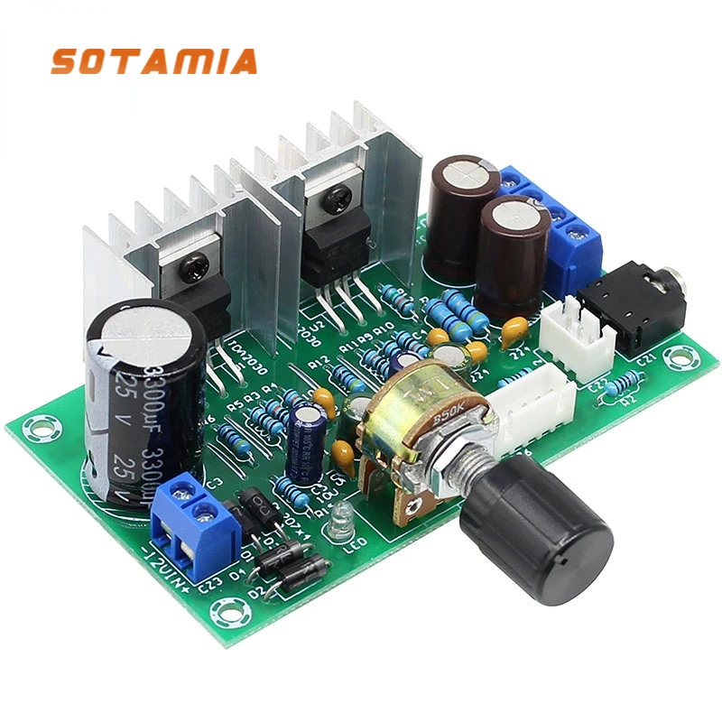 Плата усилителя мощности SOTAMIA TDA2030, 12 В, 2x15 Вт, 2,0 каналов, Стерео усилители, звуковой динамик, домашний усилитель
Плата усилителя мощности SOTAMIA TDA2030, 12 В, 2x15 Вт, 2,0 каналов, Стерео усилители, звуковой динамик, домашний усилитель