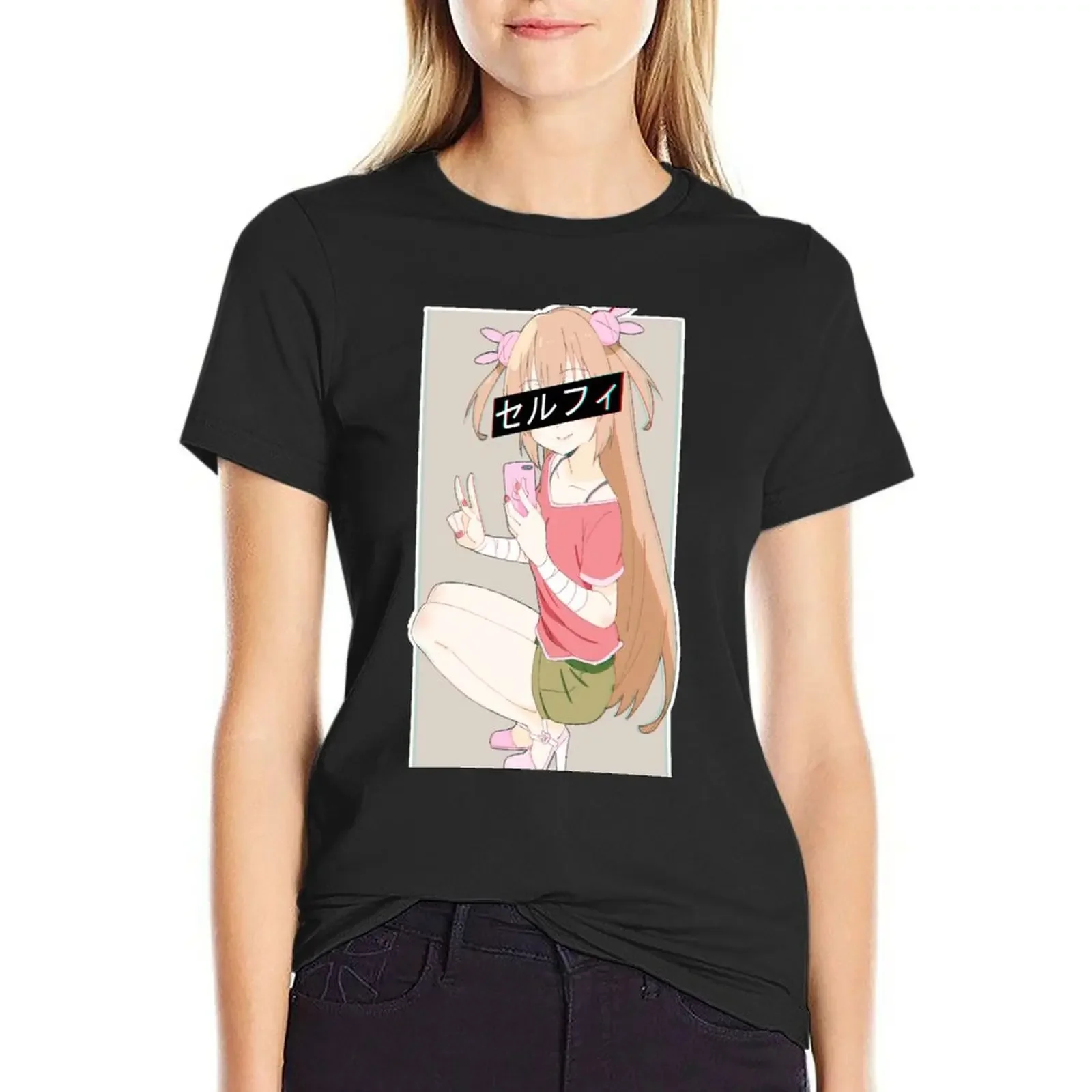SELFIE- SAD JAPANESE ANIME AESTHETIC Футболка женская одежда Блузка эстетичная одежда тяжелая весовая модная женская блузка 2025
SELFIE- SAD JAPANESE ANIME AESTHETIC Футболка женская одежда Блузка эстетичная одежда тяжелая весовая модная женская блузка 2025
