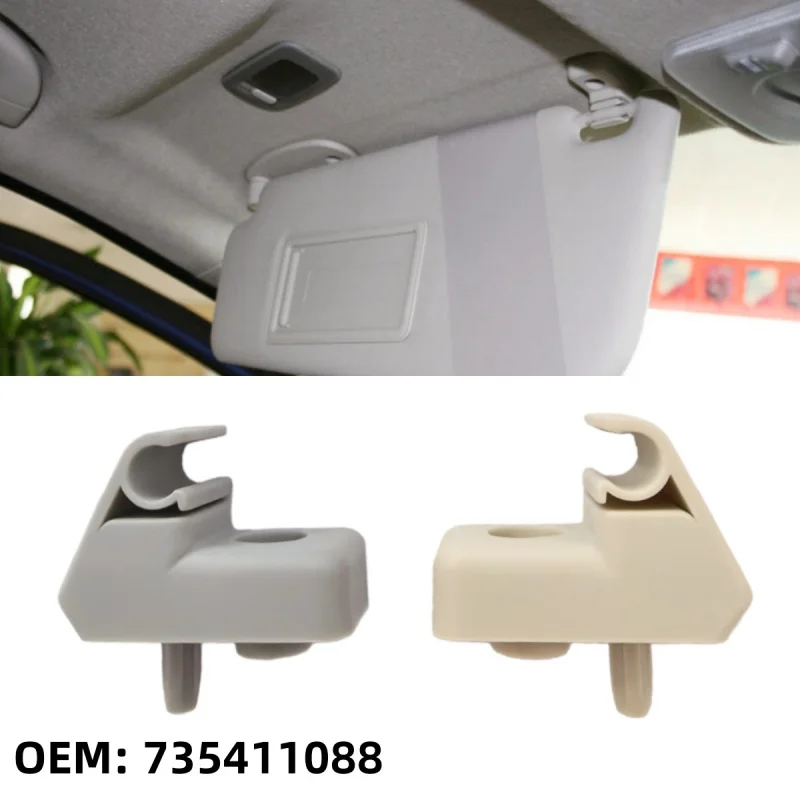 grey/beige Auto Sun Visor Clip Holder Mount Hook Bracket Hanger 735411088 For Fiat Grande Punto Replacement Car Accessories
grey/beige Auto Sun Visor Clip Holder Mount Hook Bracket Hanger 735411088 For Fiat Grande Punto Replacement Car Accessories