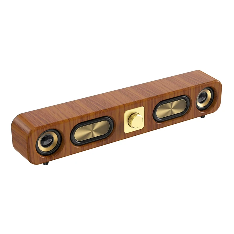 Wooden Bluetooth Speakers Portable Sound Bar Hifi Stereo Card Home Computer Desktop Wireless Sound FM Radio Subwoofer
Wooden Bluetooth Speakers Portable Sound Bar Hifi Stereo Card Home Computer Desktop Wireless Sound FM Radio Subwoofer