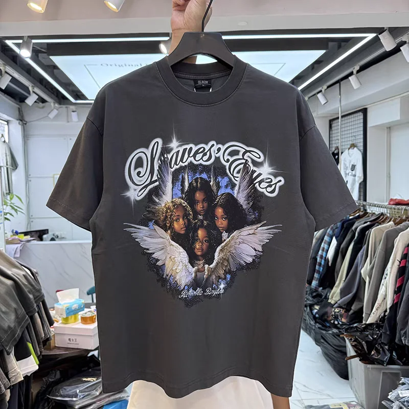 High Street Retro Vintage Angel Wings Baby Letter Print T Shirt Men Women T-shirt Top Tees
High Street Retro Vintage Angel Wings Baby Letter Print T Shirt Men Women T-shirt Top Tees