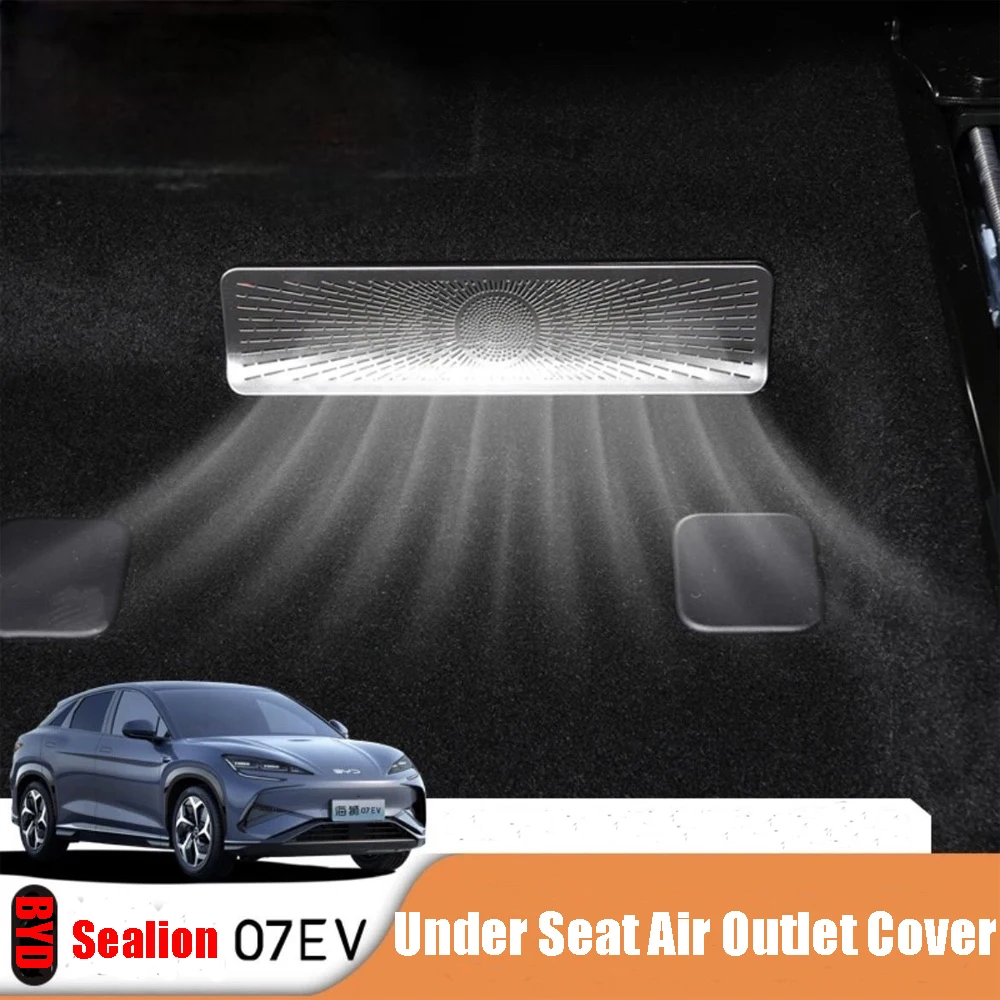 For BYD Sealion 7 Sea lion 07 EV 2024 2025 Stainless Steel Interior Under Seat Air Vent Cover Decoration Rustproof Sticker
For BYD Sealion 7 Sea lion 07 EV 2024 2025 Stainless Steel Interior Under Seat Air Vent Cover Decoration Rustproof Sticker