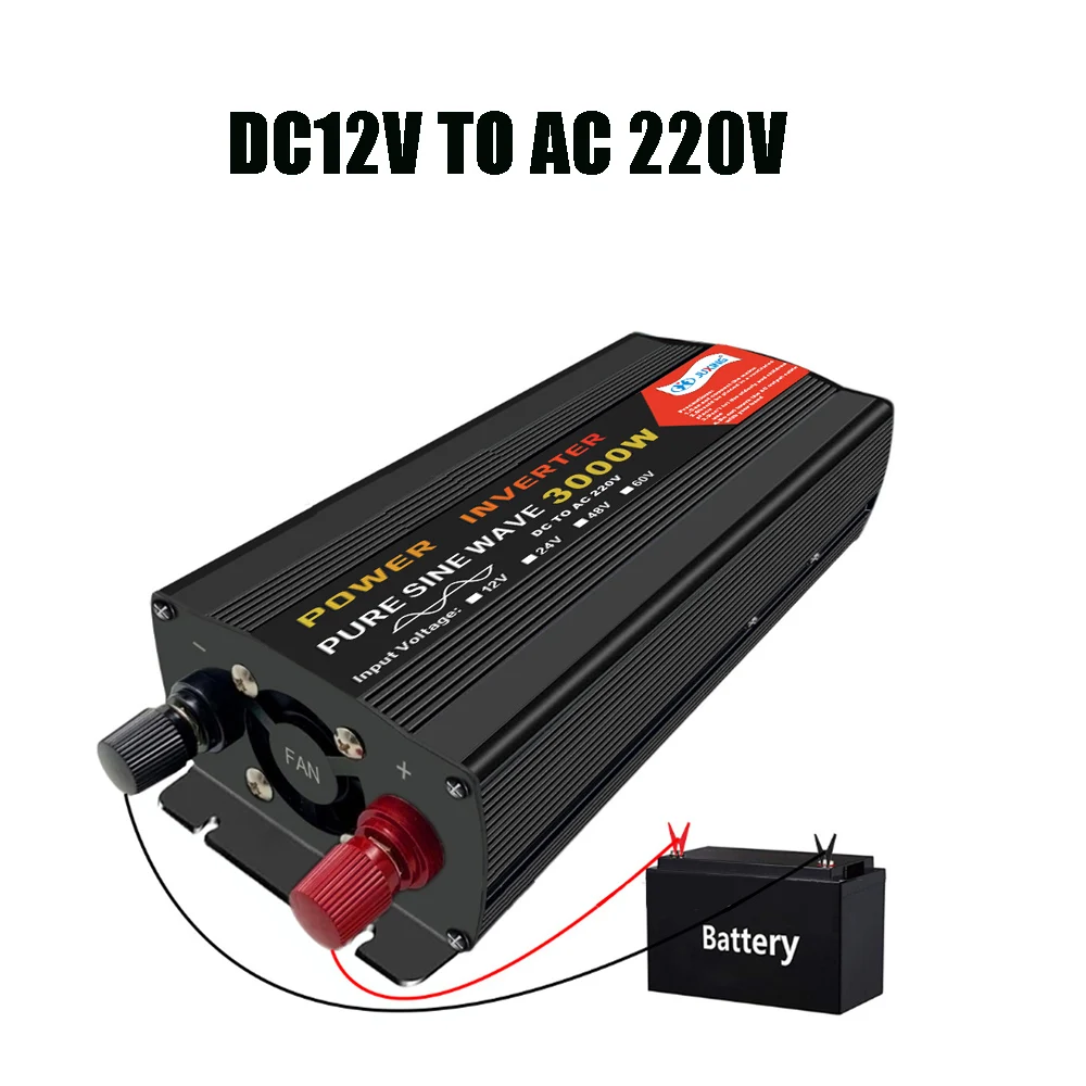 JUXING 3000W Car Power Inverter Pure Sine Wave DC12V to AC 220V Car Mounted Voltage Converter Suitable For Home, Outdoor
JUXING 3000W Car Power Inverter Pure Sine Wave DC12V to AC 220V Car Mounted Voltage Converter Suitable For Home, Outdoor