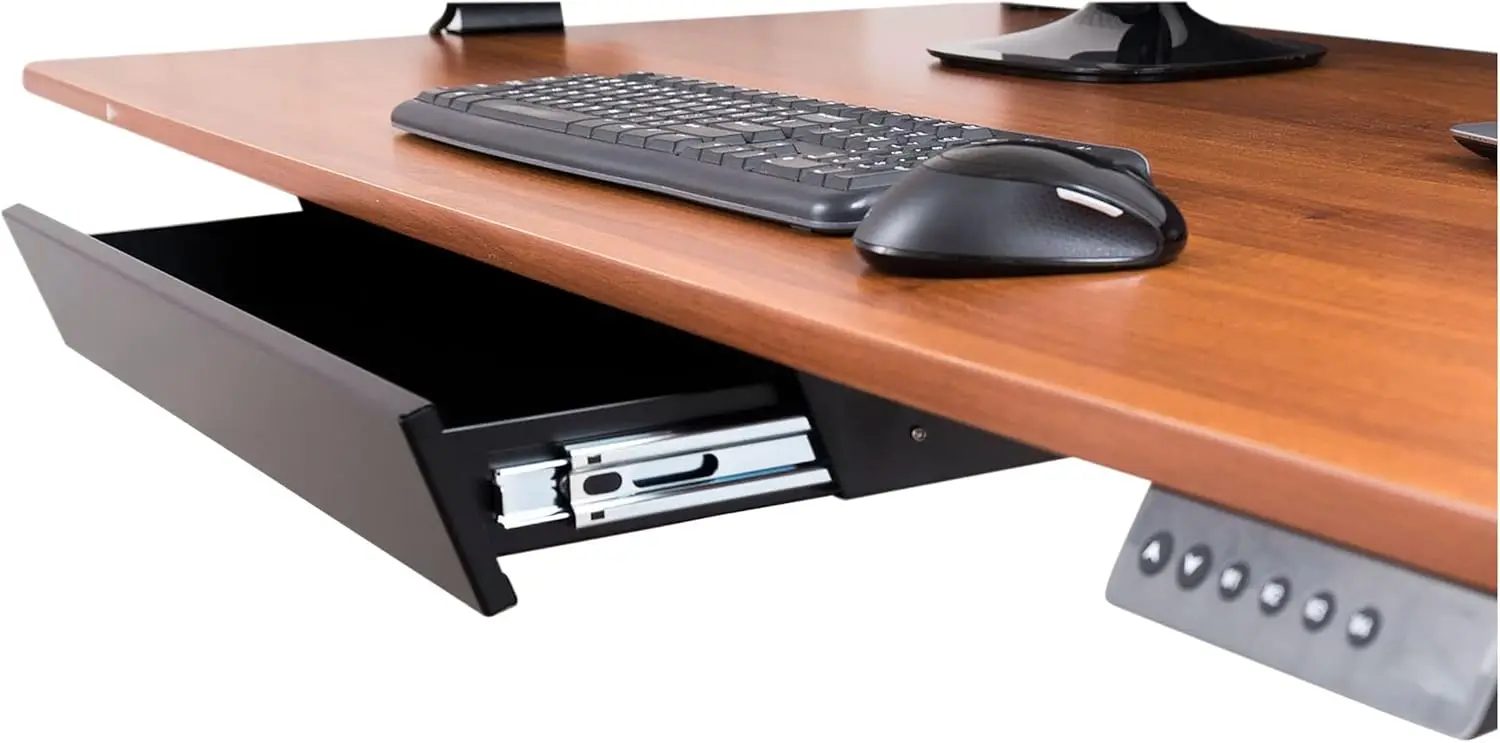 Add-On Office Sliding Under-Desk Drawer Storage Organizer for Standing Desks | Requires 14" of Front to Back Clearance Beneath D
Add-On Office Sliding Under-Desk Drawer Storage Organizer for Standing Desks | Requires 14" of Front to Back Clearance Beneath D
