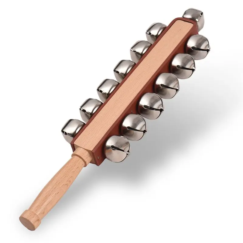 A51Q-Stick Hand Jingle Bells Wooden Shaker Musical Percussion Instruments Hand Sleigh Bells For Party Favors
A51Q-Stick Hand Jingle Bells Wooden Shaker Musical Percussion Instruments Hand Sleigh Bells For Party Favors
