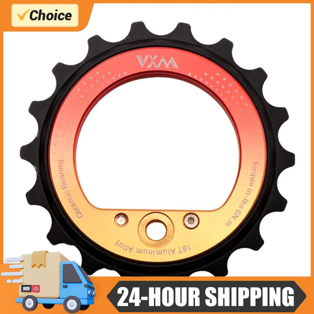 18T Bicycle Jockey Wheel 9/10/11 Speeds Hollow Eccentric Pulley Wheel Bike Guide for R8000/7000 Bicycle Accessories
18T Bicycle Jockey Wheel 9/10/11 Speeds Hollow Eccentric Pulley Wheel Bike Guide for R8000/7000 Bicycle Accessories