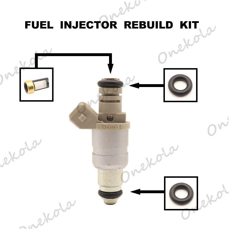 Fuel Injector repair kit Orings Filters for Lada Volga L4 1990-2012 Fuel Supply System VAZ6238
Fuel Injector repair kit Orings Filters for Lada Volga L4 1990-2012 Fuel Supply System VAZ6238