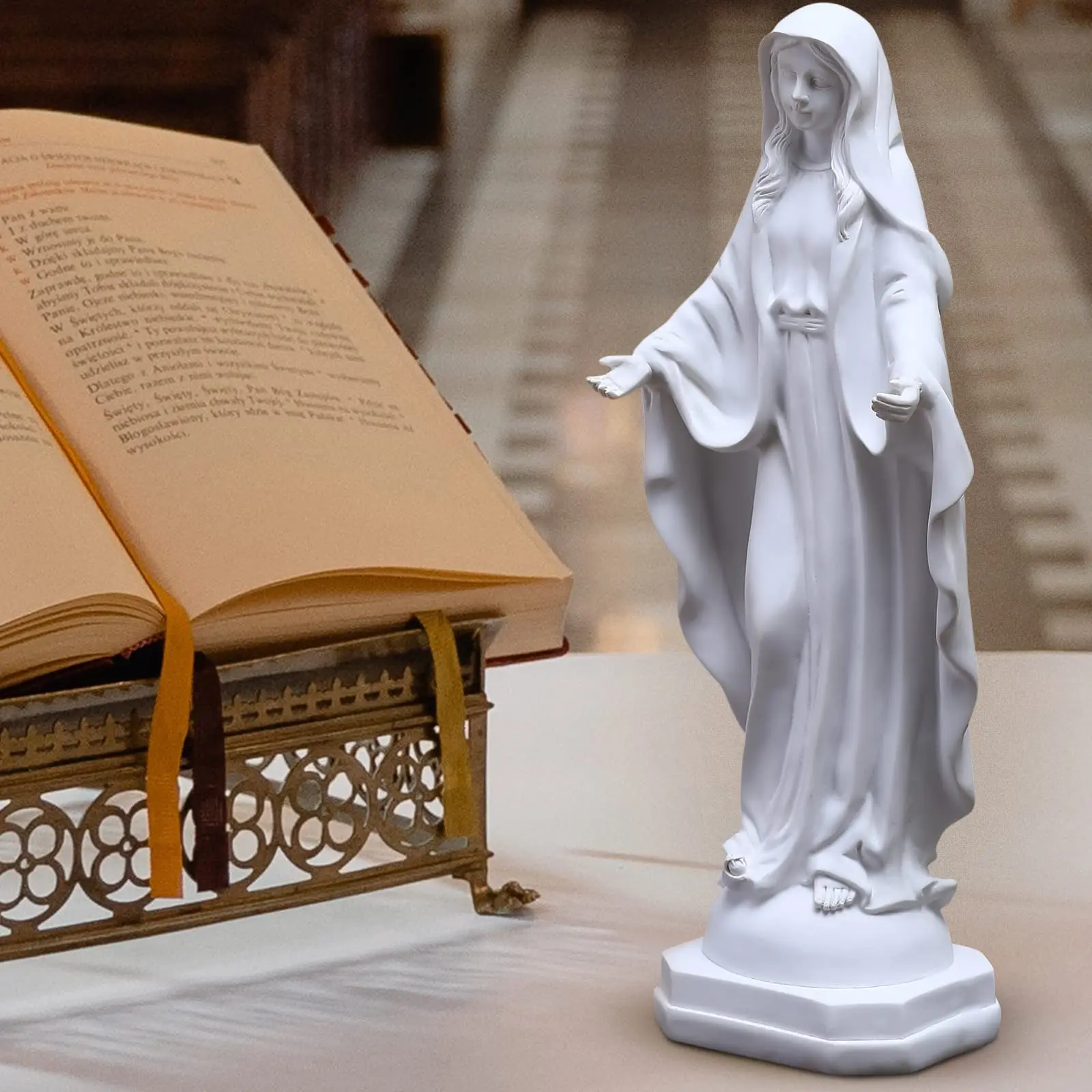 Waterproof Virgin Mary Statue Blessed Mary Outdoor Statue Religious Outdoor Decor Sun Protection MaryGarden Outdoor Yard 12 Inch
Waterproof Virgin Mary Statue Blessed Mary Outdoor Statue Religious Outdoor Decor Sun Protection MaryGarden Outdoor Yard 12 Inch