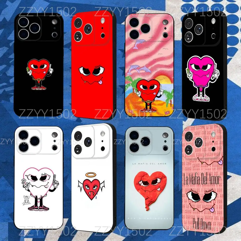 La Mafia Del Amor Phone Case For iPhone 17,16,15,14,13,12,Pro,Max,Plus,E,SE4,Air,Mini Black Funda Shell
La Mafia Del Amor Phone Case For iPhone 17,16,15,14,13,12,Pro,Max,Plus,E,SE4,Air,Mini Black Funda Shell