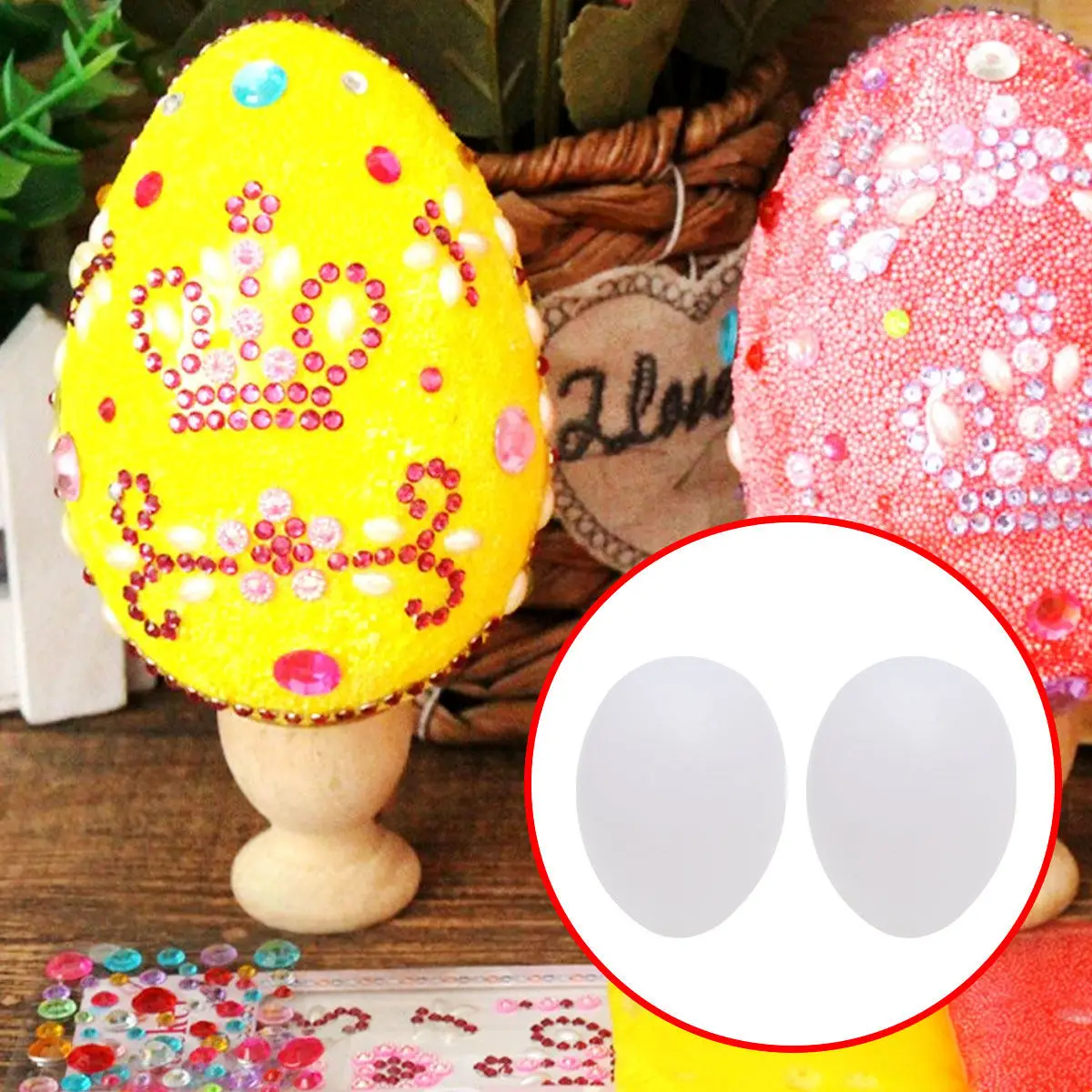 50Pcs Lifelike Fake Pigeon Eggs Environmental Friendly Safe Material Stylish Decor for Home Shop Hatch Support Creative Graffiti
50Pcs Lifelike Fake Pigeon Eggs Environmental Friendly Safe Material Stylish Decor for Home Shop Hatch Support Creative Graffiti