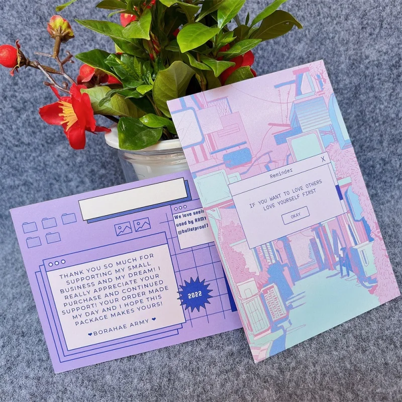 Customized product、Hot Selling Factory Custom Design Size 4x6 Card Printed Paper Greeting Cards Thank You Card Postcard
Customized product、Hot Selling Factory Custom Design Size 4x6 Card Printed Paper Greeting Cards Thank You Card Postcard