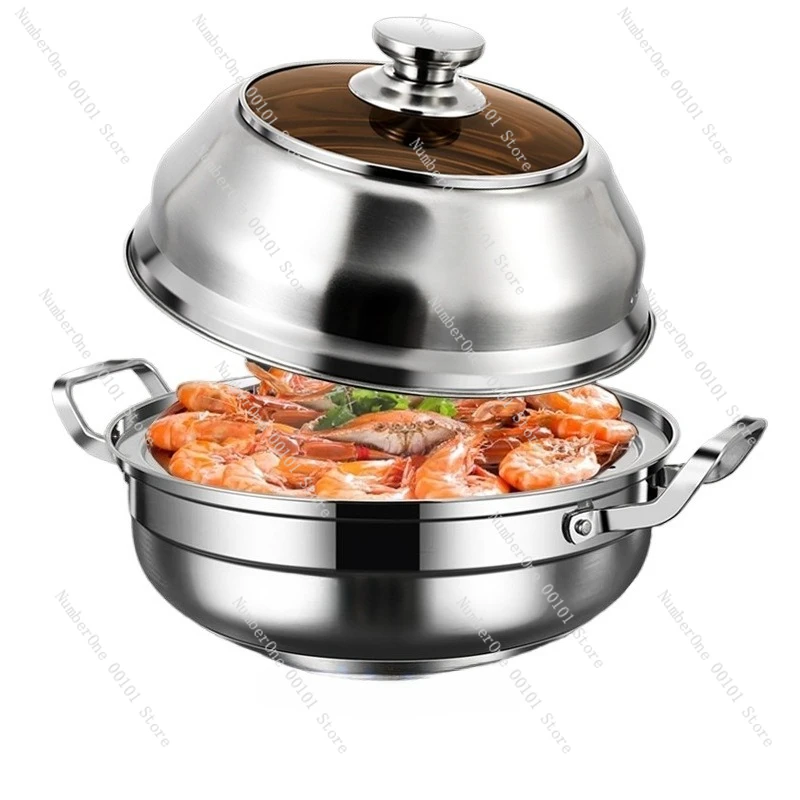 Пароварка для морепродуктов из нержавеющей стали 316 | Кастрюля для приготовления супов
Пароварка для морепродуктов из нержавеющей стали 316 | Кастрюля для приготовления супов