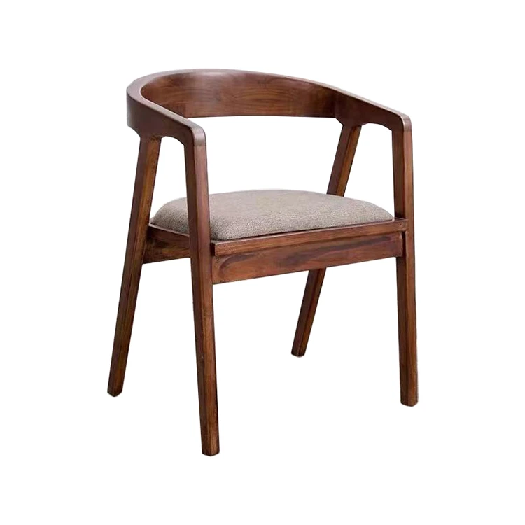Nordic solid wood dining chair Jiazi log conference office chair armrest back hotel negotiation
Nordic solid wood dining chair Jiazi log conference office chair armrest back hotel negotiation