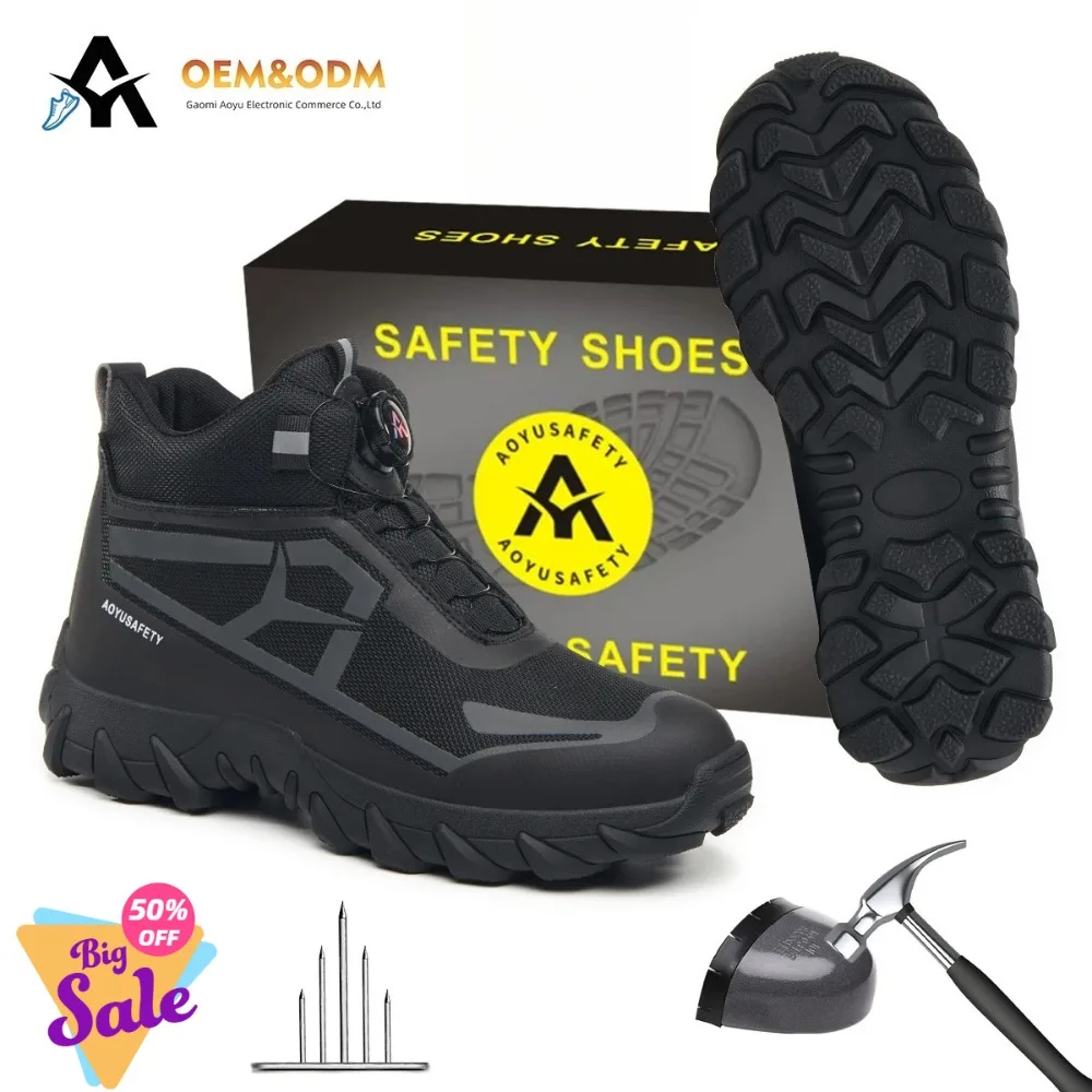 AOYULightweight Safety Shoes Men Women Work Shoes Steel Toe Cap Working Boots Sneakers Man Women Breathable Shoes Tactical Boots
AOYULightweight Safety Shoes Men Women Work Shoes Steel Toe Cap Working Boots Sneakers Man Women Breathable Shoes Tactical Boots