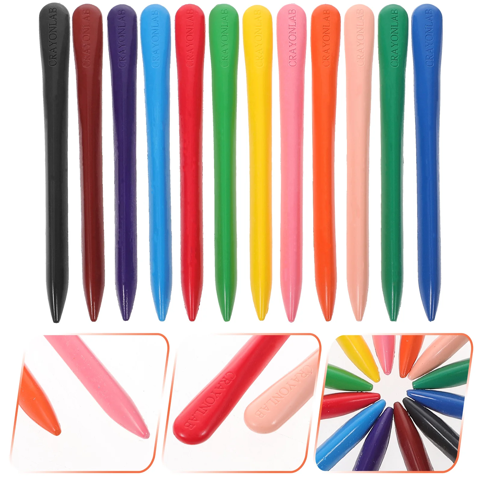 12 Colors Non Crayons for Toddlers Silky Washable Large Crayons Safe for Baby Kids Children Washable Crayons
12 Colors Non Crayons for Toddlers Silky Washable Large Crayons Safe for Baby Kids Children Washable Crayons