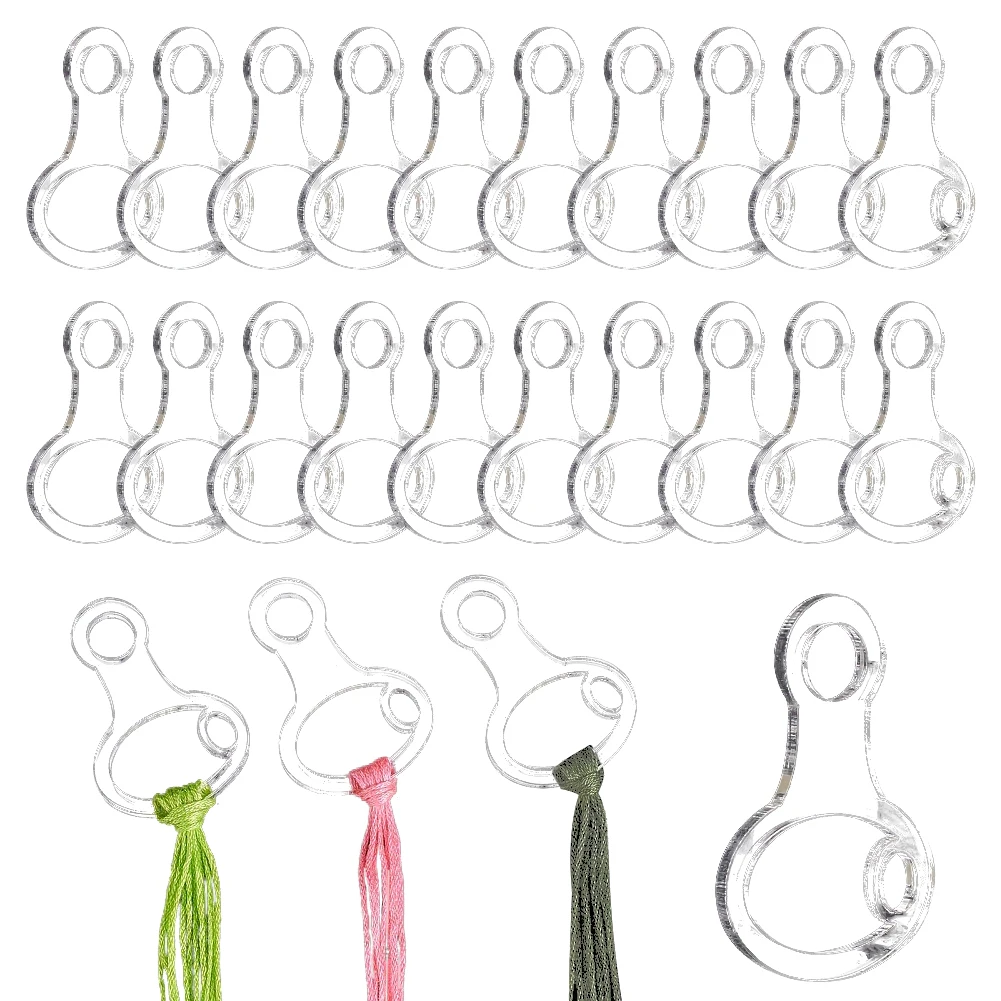 40Pcs Acrylic Cross Stitch Threading Board DIY Cross Stitch Thread Organizer Clear Winding Boards Floss Bobbins for Cross Cotton
40Pcs Acrylic Cross Stitch Threading Board DIY Cross Stitch Thread Organizer Clear Winding Boards Floss Bobbins for Cross Cotton