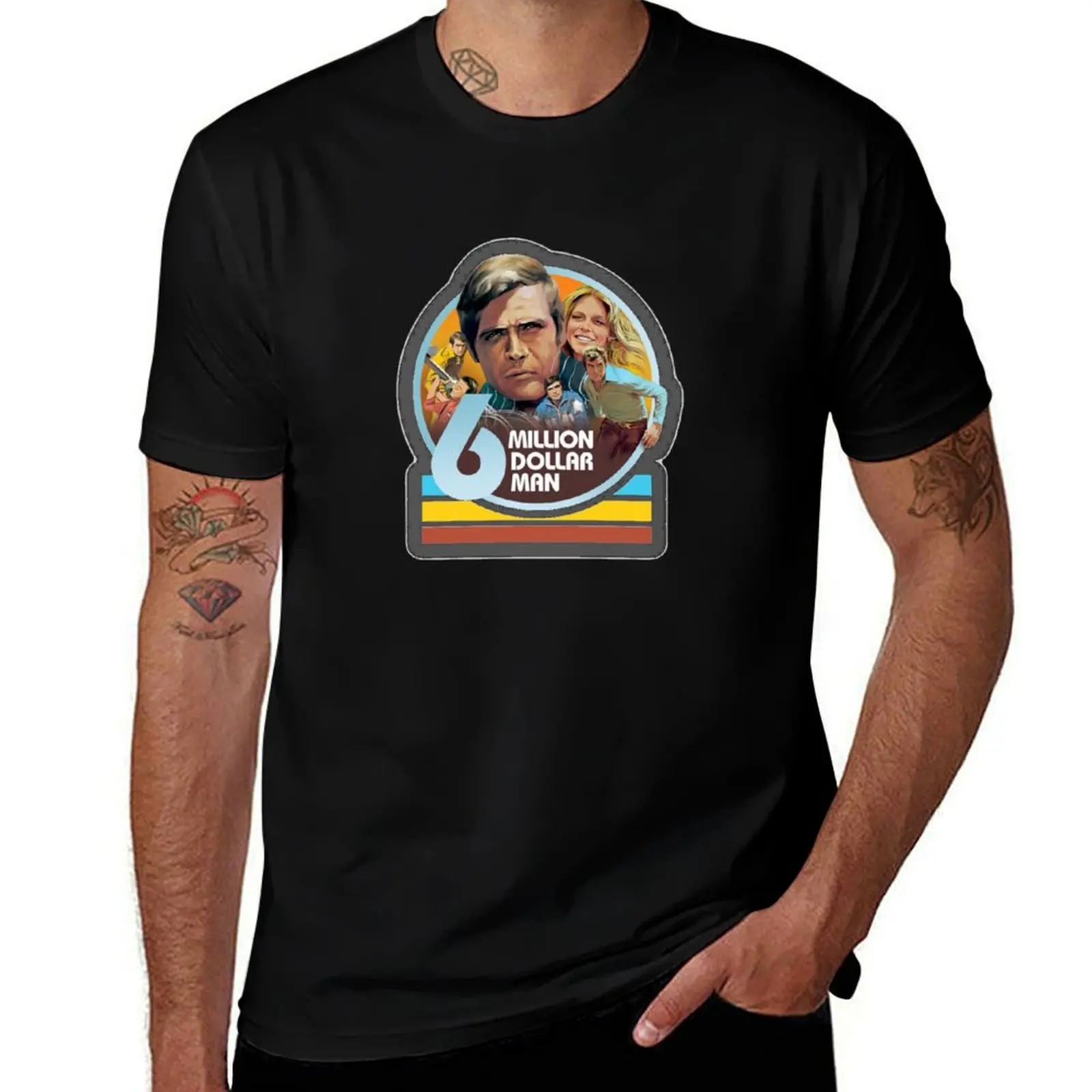 The six million dollar man Bionic woman T-Shirt Athletic Quick Dry T-Shirt for Men
The six million dollar man Bionic woman T-Shirt Athletic Quick Dry T-Shirt for Men