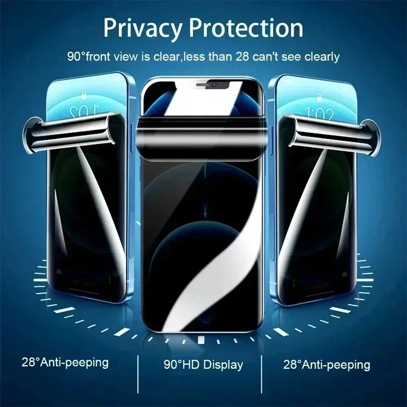 2PCS Anti Glare Hydrogel Film Screen Protector for IPhone 14 13 12 11 15 16 Pro Max Mini Privacy for IPhone X XR XS 7 8 14 Plus
2PCS Anti Glare Hydrogel Film Screen Protector for IPhone 14 13 12 11 15 16 Pro Max Mini Privacy for IPhone X XR XS 7 8 14 Plus