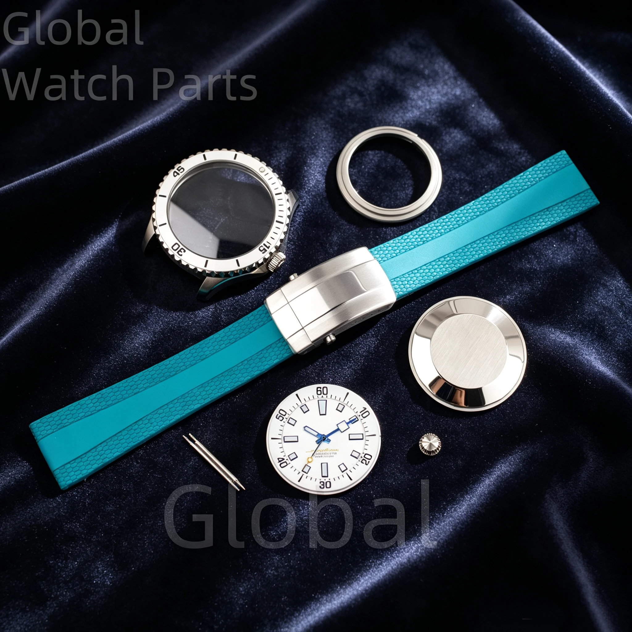 NH35 Mens's Watch Case for Superocean Rubber Strap 200m Waterproof Stainless Steel Case Fit NH35 NH36 Automatic Movement
NH35 Mens's Watch Case for Superocean Rubber Strap 200m Waterproof Stainless Steel Case Fit NH35 NH36 Automatic Movement