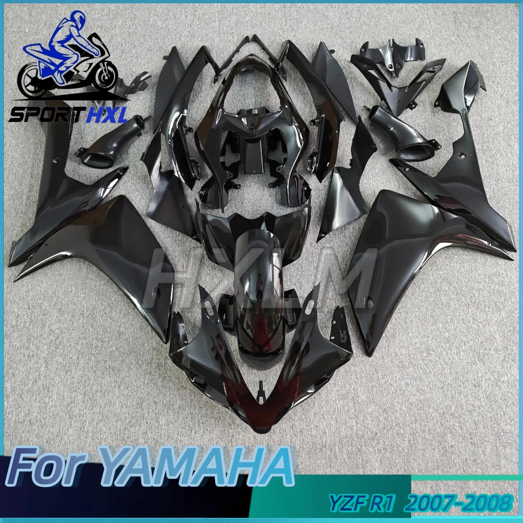 New Motorcycle Full Fairing Kit For YAMAHA R1 2007 2008 yzf-r1 Plastic Glossy Black Bodywork
New Motorcycle Full Fairing Kit For YAMAHA R1 2007 2008 yzf-r1 Plastic Glossy Black Bodywork