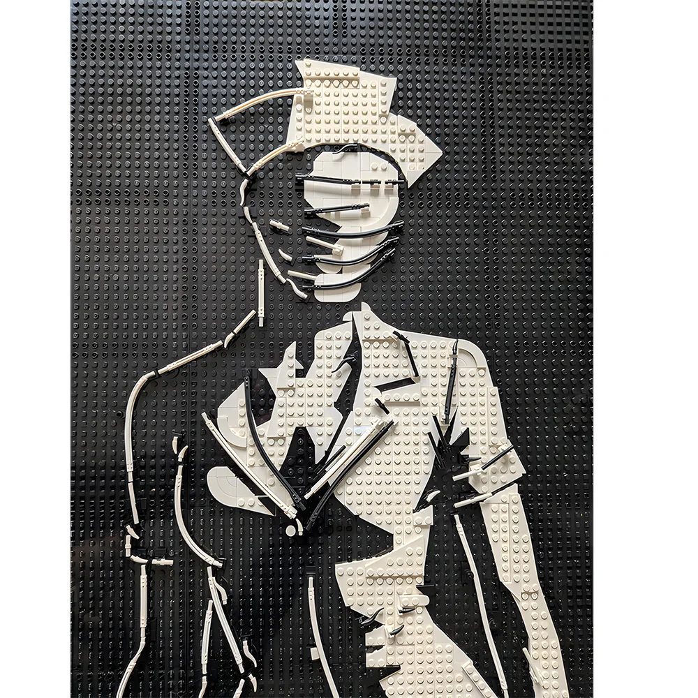 Gobricks MOC art relief of a female horror character Bricks Model Toys Gift
Gobricks MOC art relief of a female horror character Bricks Model Toys Gift