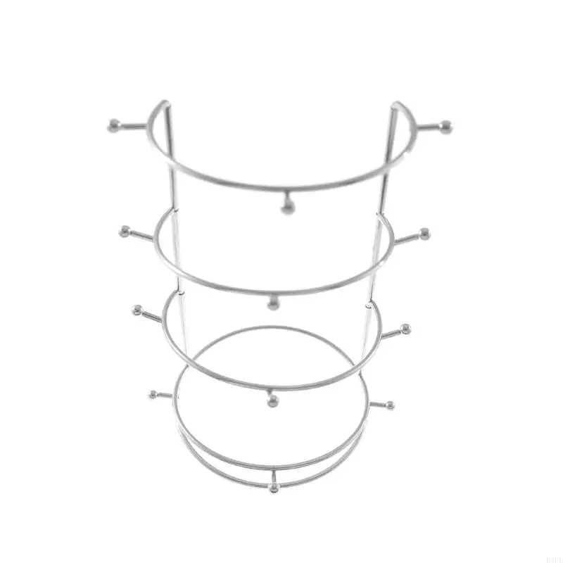 E1PE Stainless Steel Four Layer Crown Display Rack Crystal Hairband Support Holder Easy To Assemble Jewelry Storage Stand
E1PE Stainless Steel Four Layer Crown Display Rack Crystal Hairband Support Holder Easy To Assemble Jewelry Storage Stand
