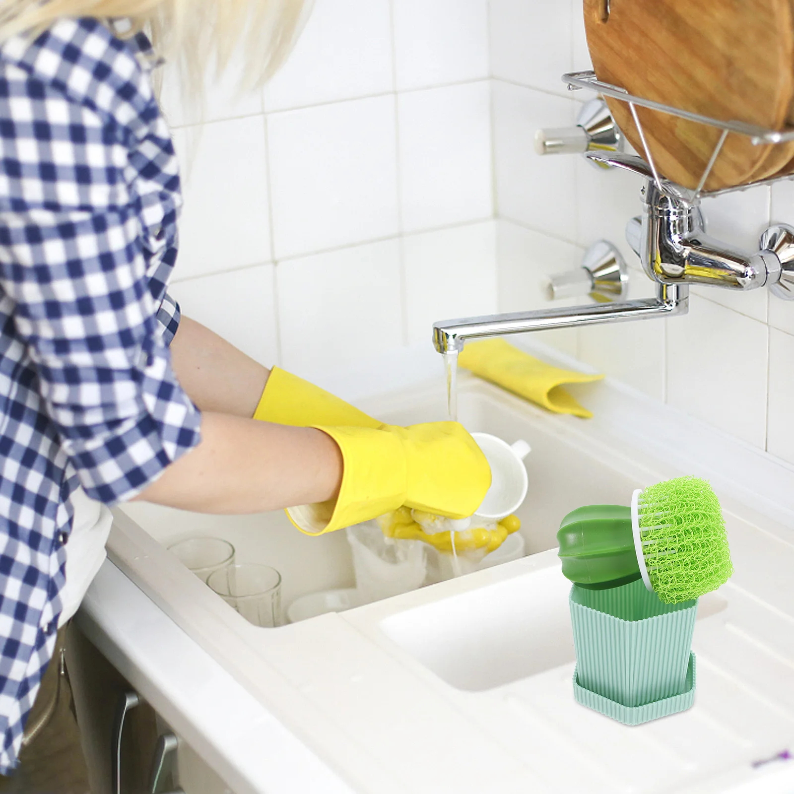 Kitchen Cleaning Brush Scrub Brushes for Dishes Round Holder Plastic Soap Scrubber
Kitchen Cleaning Brush Scrub Brushes for Dishes Round Holder Plastic Soap Scrubber