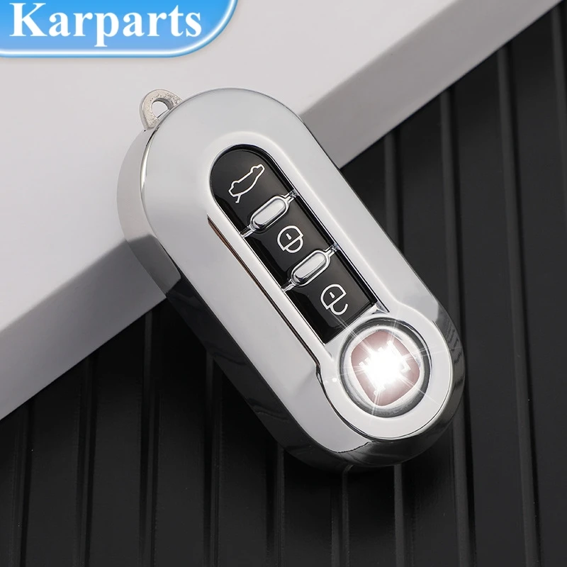 Soft TPU 3 Buttons Car Flip Folding Key Case Cover for Fiat 500 Remote Key Shell Holder Protecor Keychain Accessories
Soft TPU 3 Buttons Car Flip Folding Key Case Cover for Fiat 500 Remote Key Shell Holder Protecor Keychain Accessories