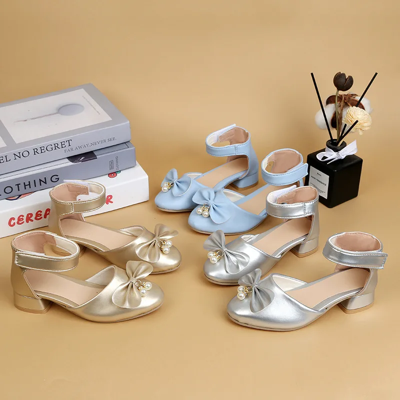 New Girls Princess High Heel Sandals Thin Heel Kids Dress Shoes for 6-12 Years Old Children Stage Performance Summer Footwear
New Girls Princess High Heel Sandals Thin Heel Kids Dress Shoes for 6-12 Years Old Children Stage Performance Summer Footwear